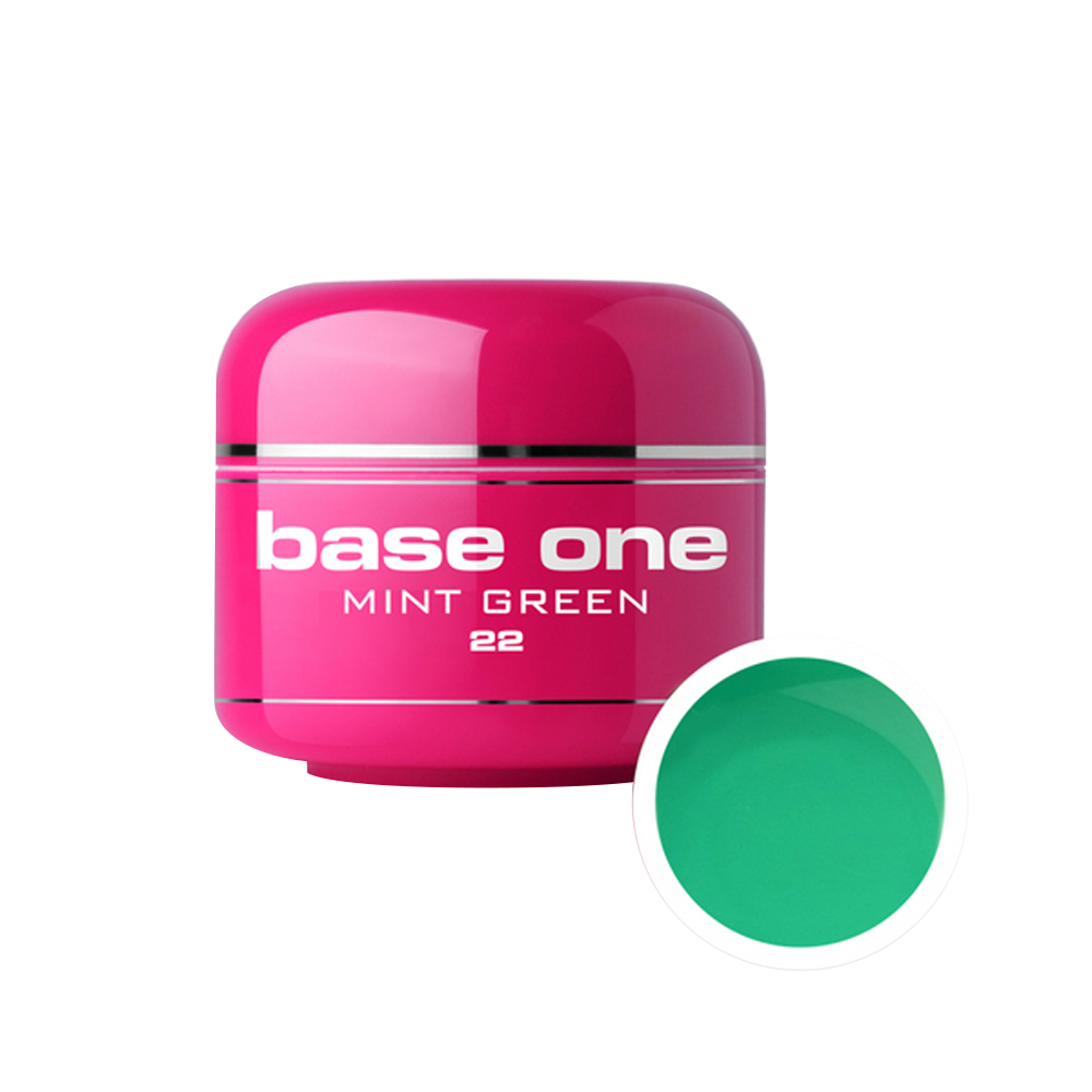 Gel UV color Base One, 5 g, mint green 22 Base One imagine noua 2022