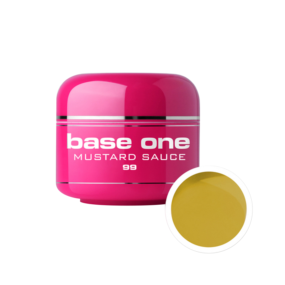 Gel UV color Base One, 5 g, mustard sauce 99 Base One imagine noua 2022