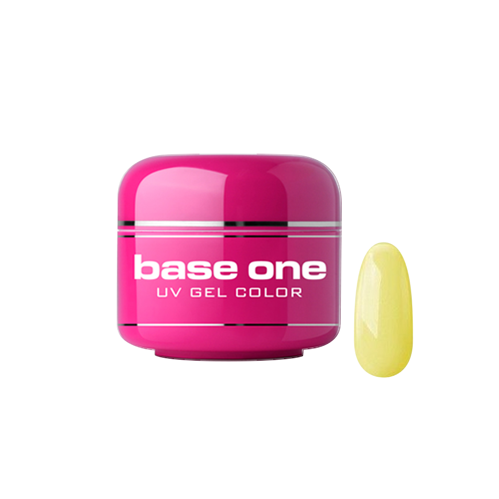 Gel UV color Base One, 5 g, Pastel, yellow 01 Base imagine noua 2022