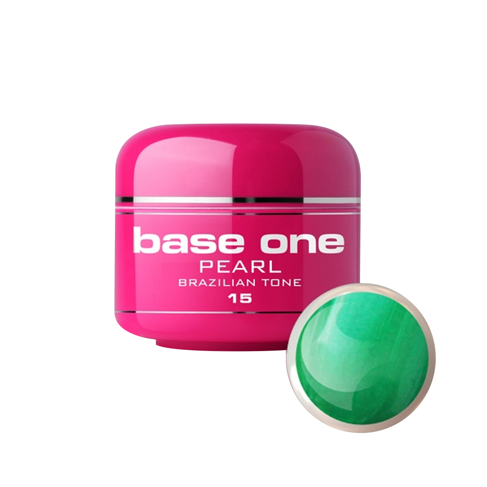 Gel UV color Base One, 5 g, Pearl, brazilian tone 15 Base One imagine noua 2022