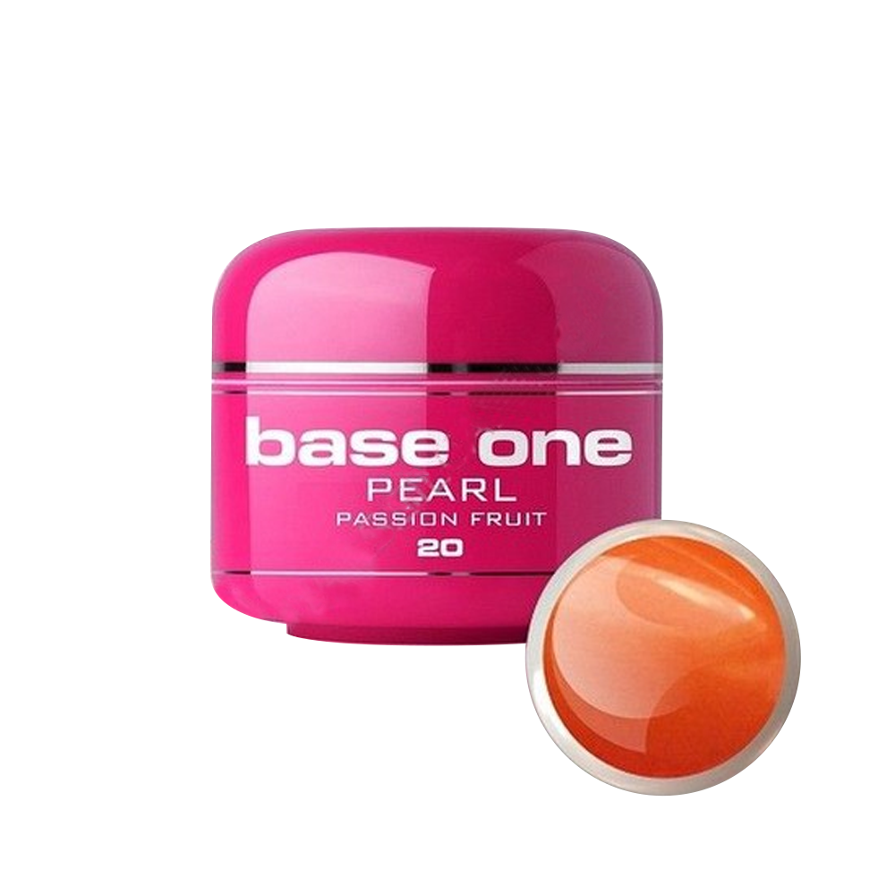 Gel UV color Base One, 5 g, Pearl, passion fruit 20 Base One imagine noua 2022