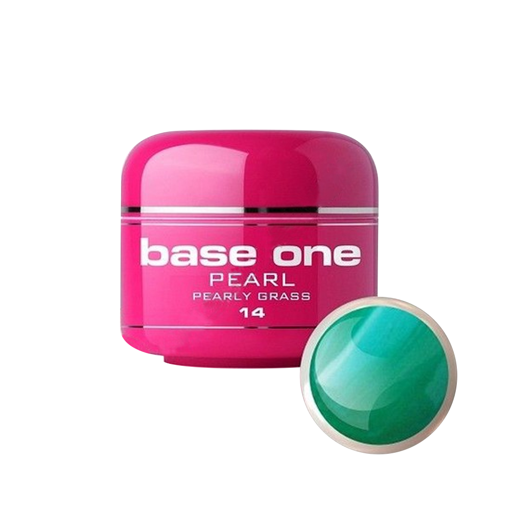 Gel UV color Base One, 5 g, Pearl, pearly grass 14 Base One imagine noua 2022