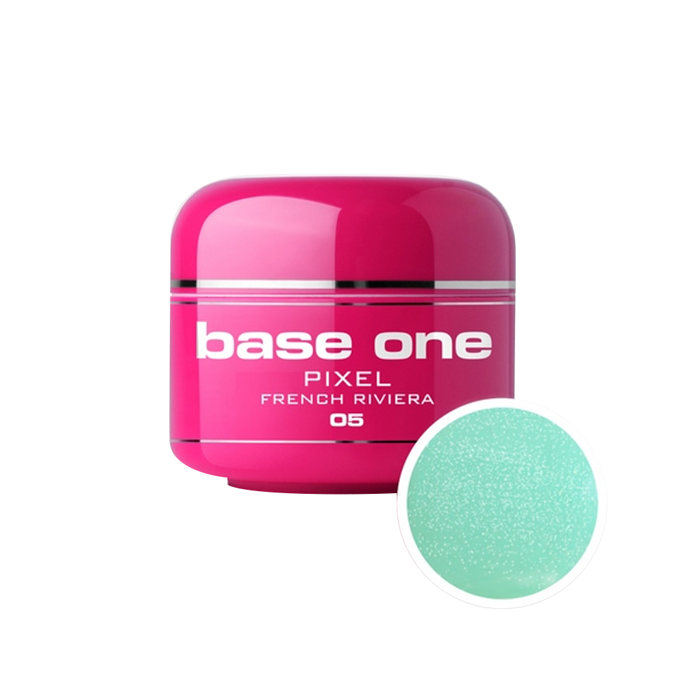 Gel UV color Base One, 5 g, Pixel, french riviera 05