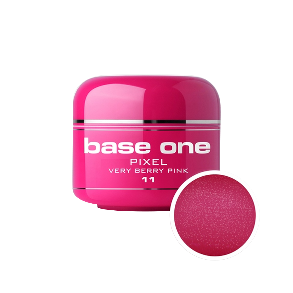 Gel UV color Base One, 5 g, Pixel, very berry pink 11 Base One imagine noua 2022