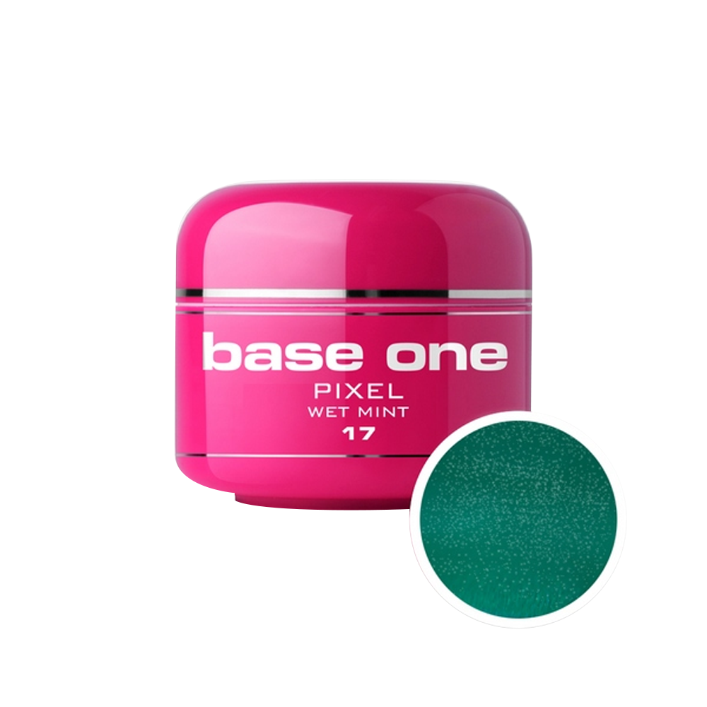 Gel UV color Base One, 5 g, Pixel, wet mint 17 Base One imagine noua 2022