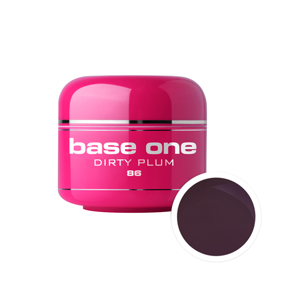 Gel UV color Base One, dirty plum 86, 5 g Base One imagine noua 2022