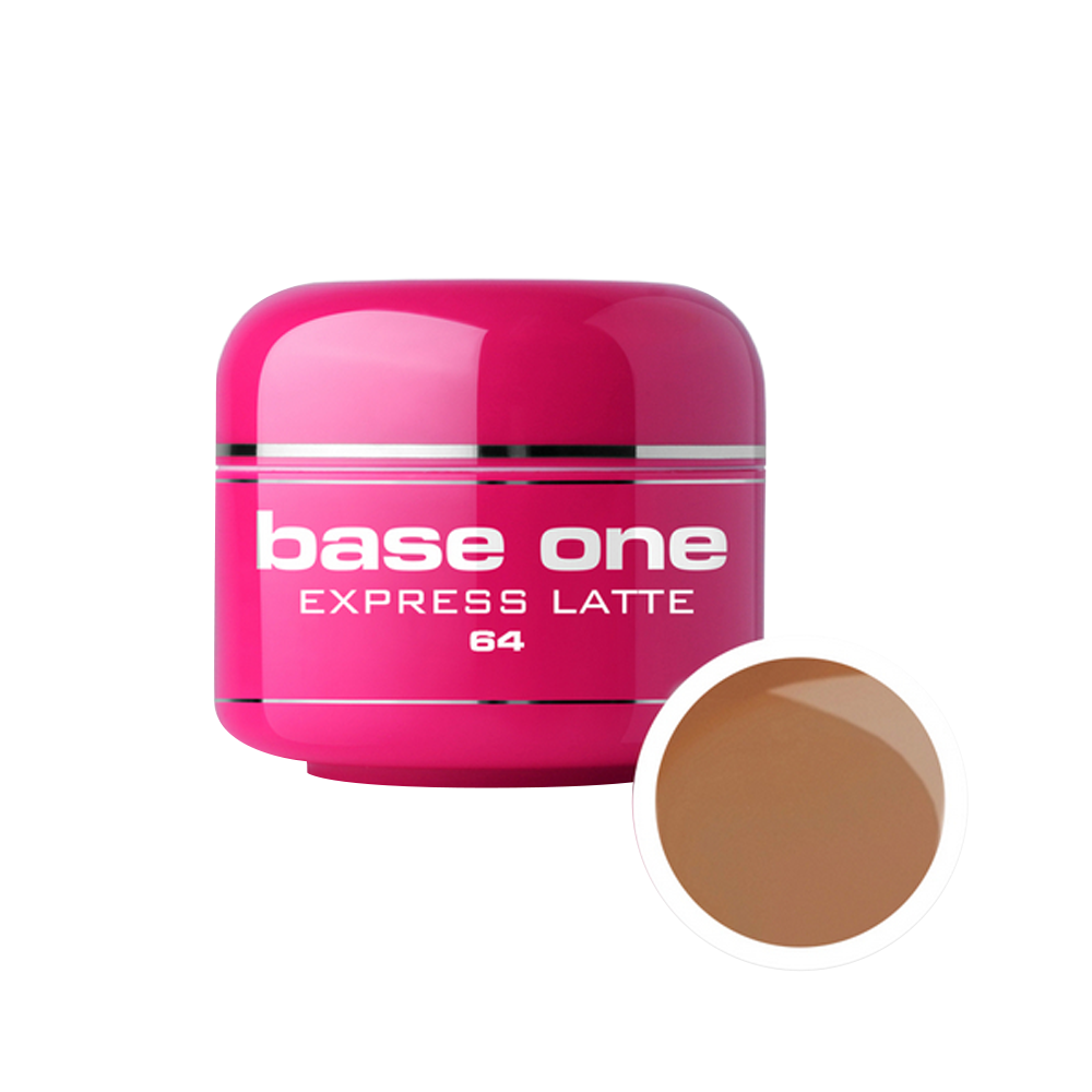 Gel UV color Base One, express latte 64, 5 g Base One imagine noua 2022