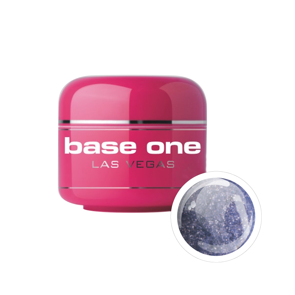 Gel UV color Base One, Las Vegas, violet aria 13, 5 g Base One imagine noua 2022