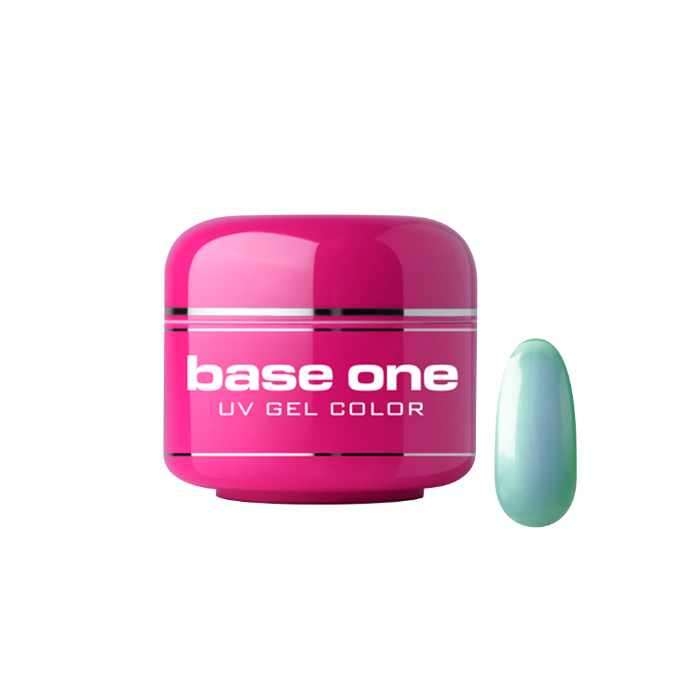 Gel UV color Base One, Metallic, candy green 16, 5 g Base One imagine noua 2022
