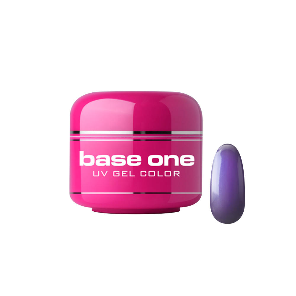 Gel UV color Base One, Metallic, deep plum 46, 5 g -46