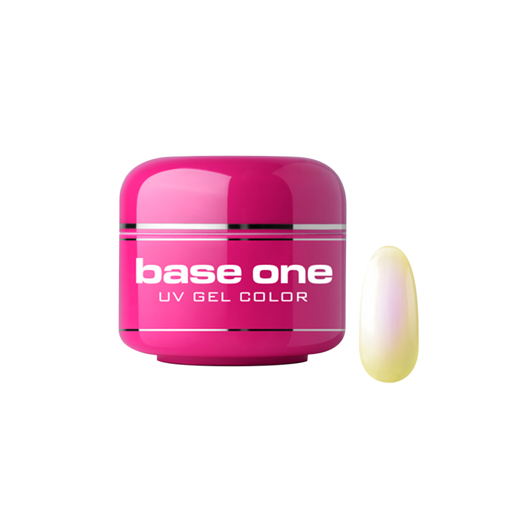 Gel UV color Base One, Metallic, lemon ice 25, 5 g #25