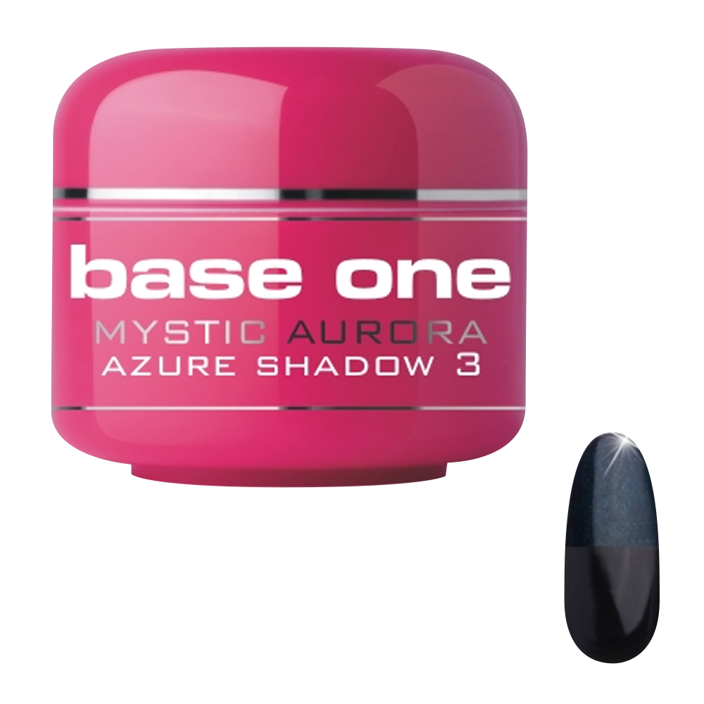 Gel UV color Base One, Mystic Aurora, azure shadow 03, 5 g Base One imagine noua 2022