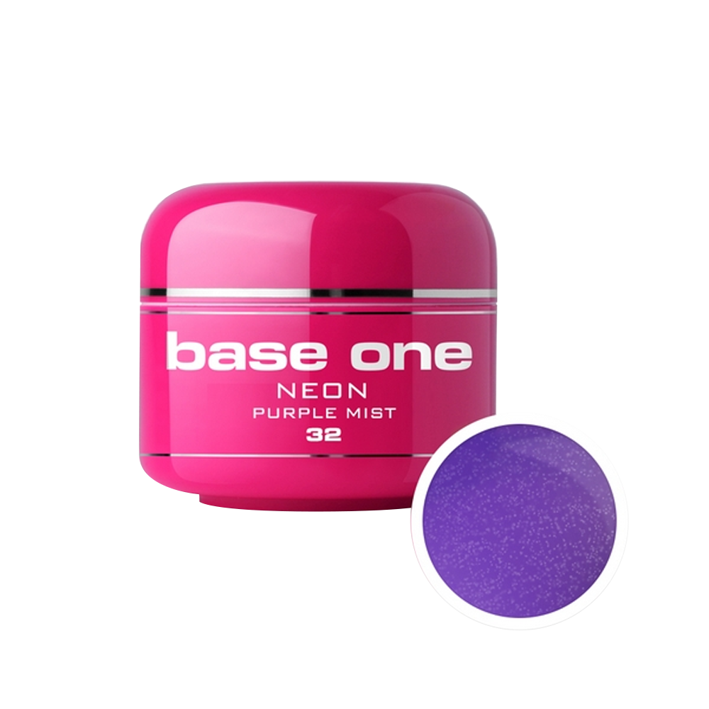 Gel UV color Base One, Neon, purple mist 32, 5 g -32