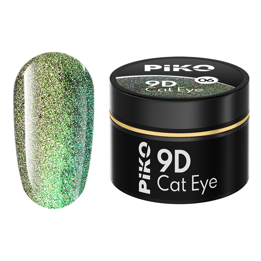 Gel color Piko, 9D Cat Eye, 5g, model 06 lila-rossa.ro imagine noua 2022