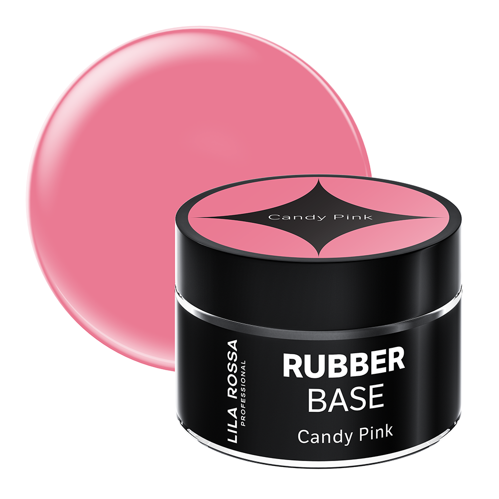 Gel de baza Lila Rossa Rubber Base Candy Pink 15 g Base imagine noua 2022