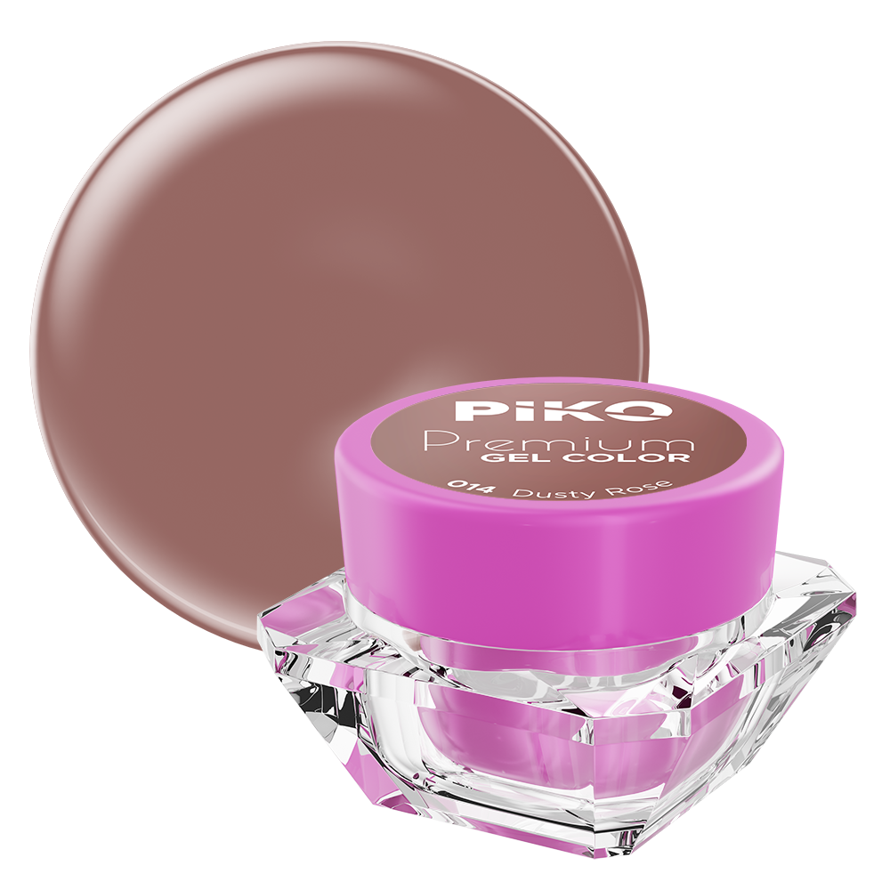 Gel UV color Piko, Premium, 014 Dusty Rose, 5 g lila-rossa.ro imagine noua 2022