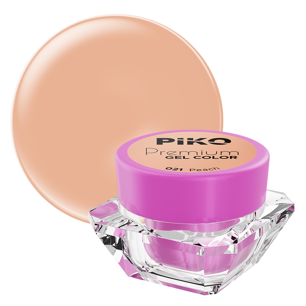 Gel UV color Piko, Premium, 021 Peach, 5 g 021 imagine noua 2022