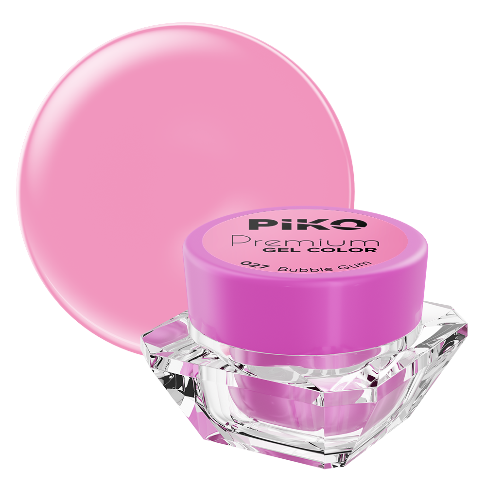 Gel UV color Piko, Premium, 027 Bubble Gum, 5 g lila-rossa.ro imagine noua 2022