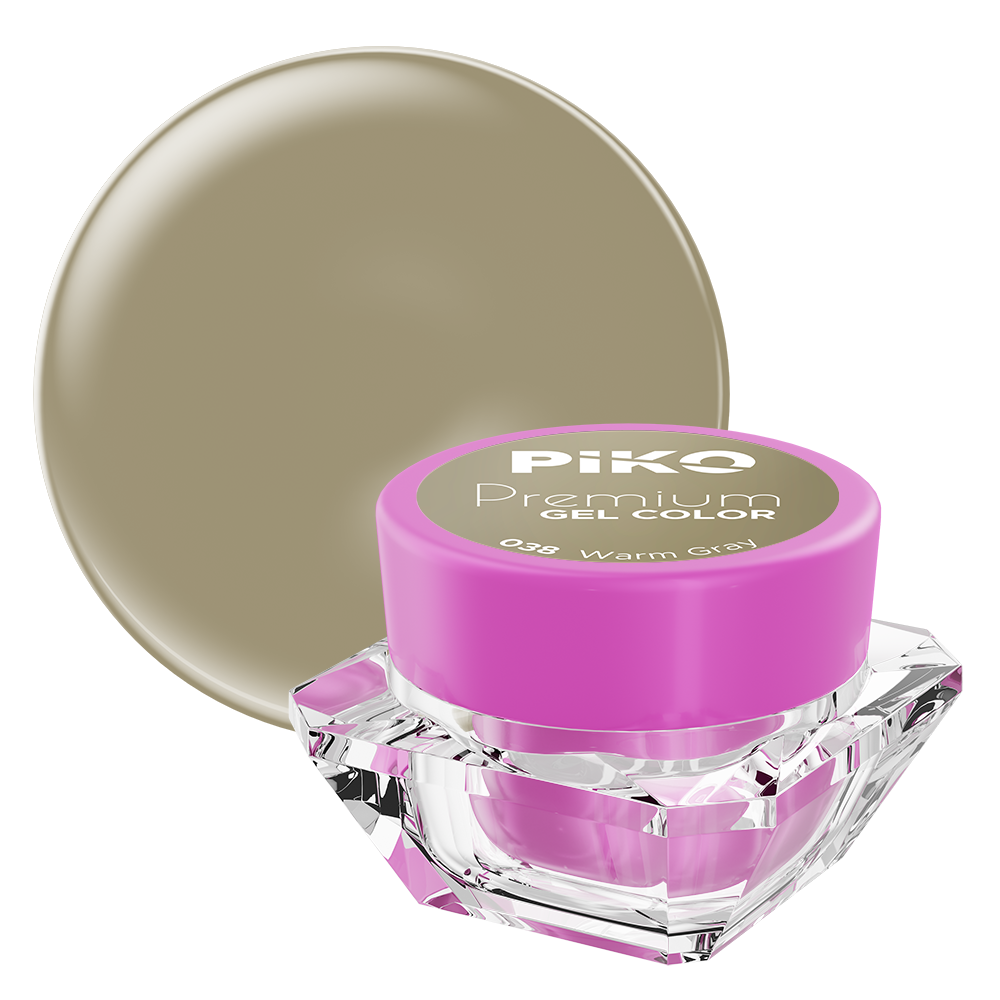Poze Gel UV color Piko, Premium, 038 Warm Gray, 5 g