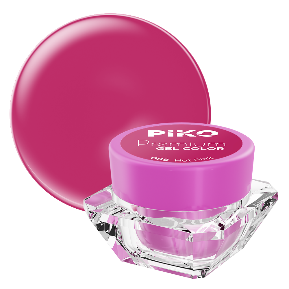 Gel UV color Piko, Premium, 058 Hot Pink, 5 g lila-rossa.ro imagine noua 2022