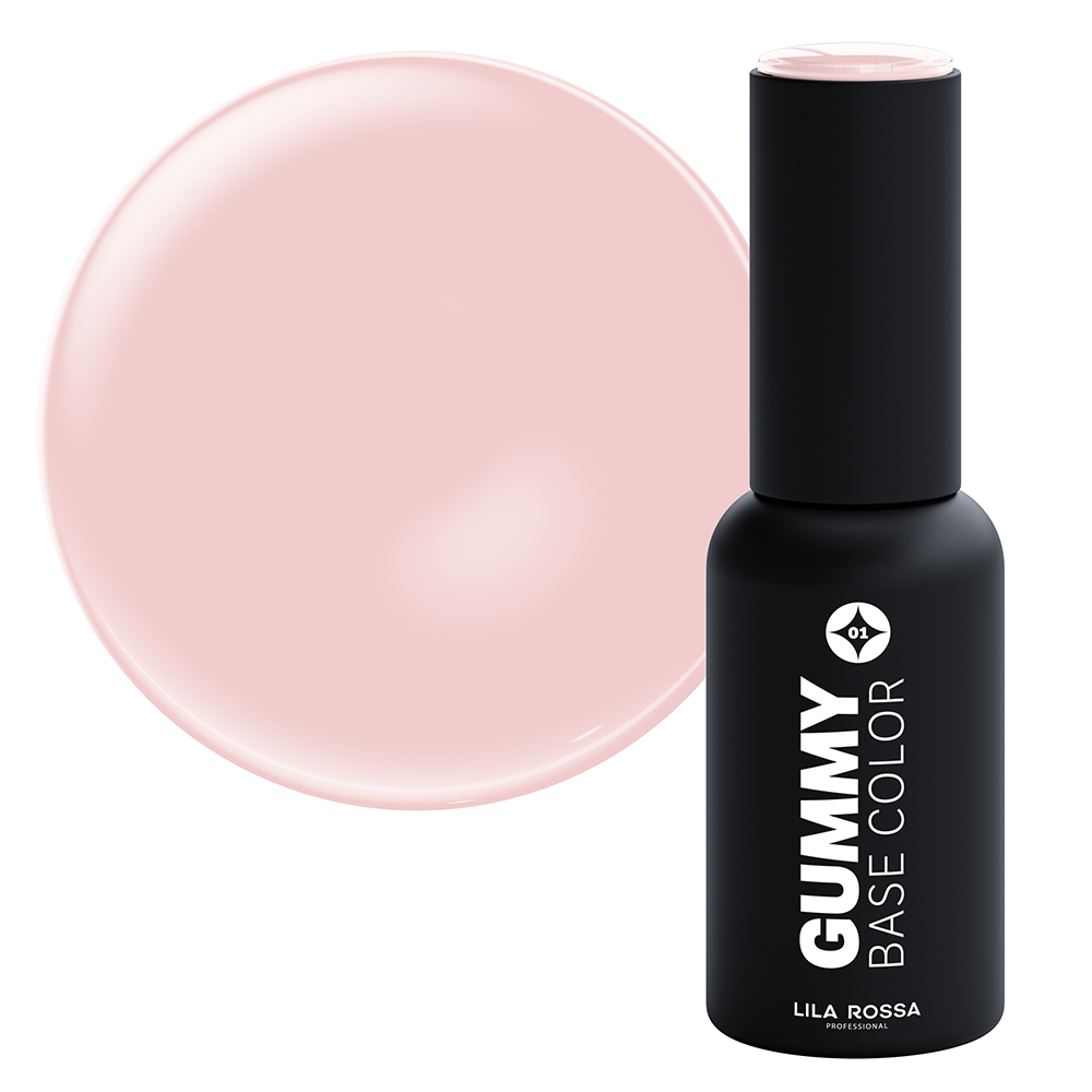 Gummy Base Color, Pink, Lila Rossa, 7 ml Lila Rossa imagine noua 2022