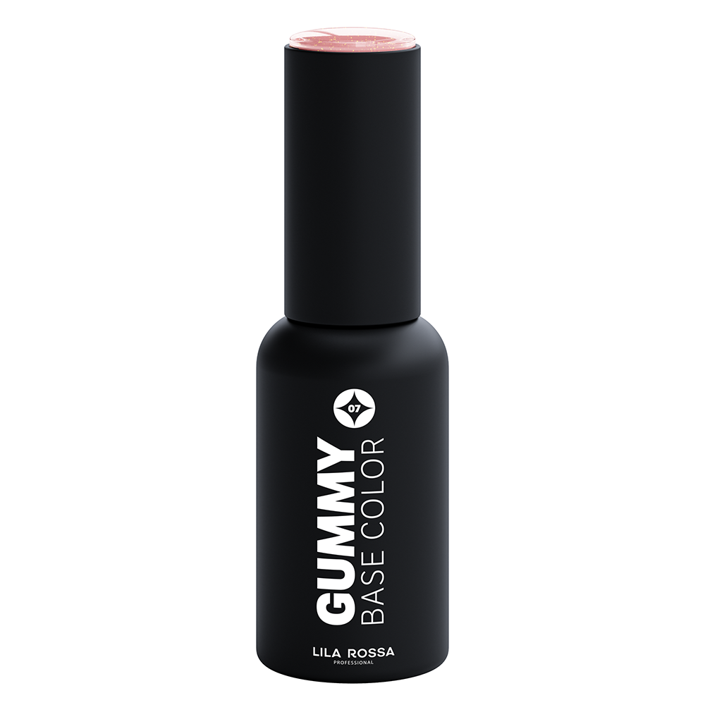 Gummy Base Color, Sprinkle Peach, Lila Rossa, 7 ml, [2],https:lilarossa.ro