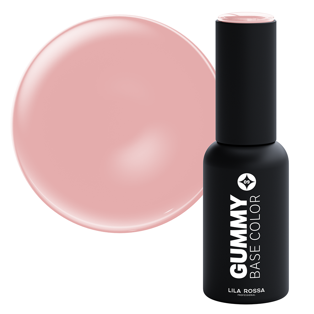 Gummy Base Color, Nude Blush, Lila Rossa, 7 ml BASE
