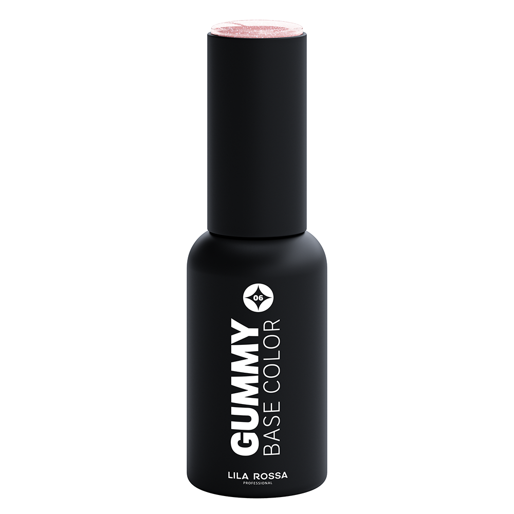 Gummy Base Color, Glassy Pink, Lila Rossa, 7 ml, [2],https:lilarossa.ro