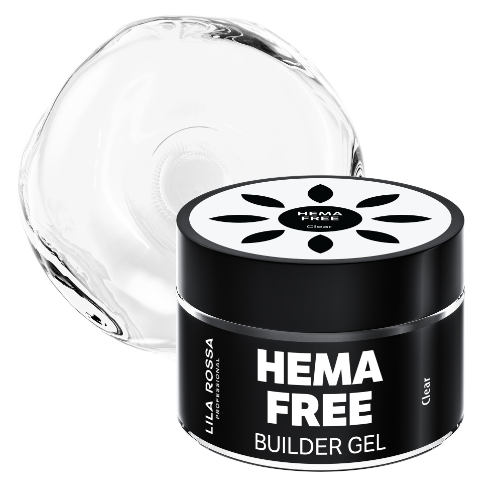 Hema Free gel de constructie unghii Lila Rossa Clear 50 g Lila Rossa imagine noua 2022