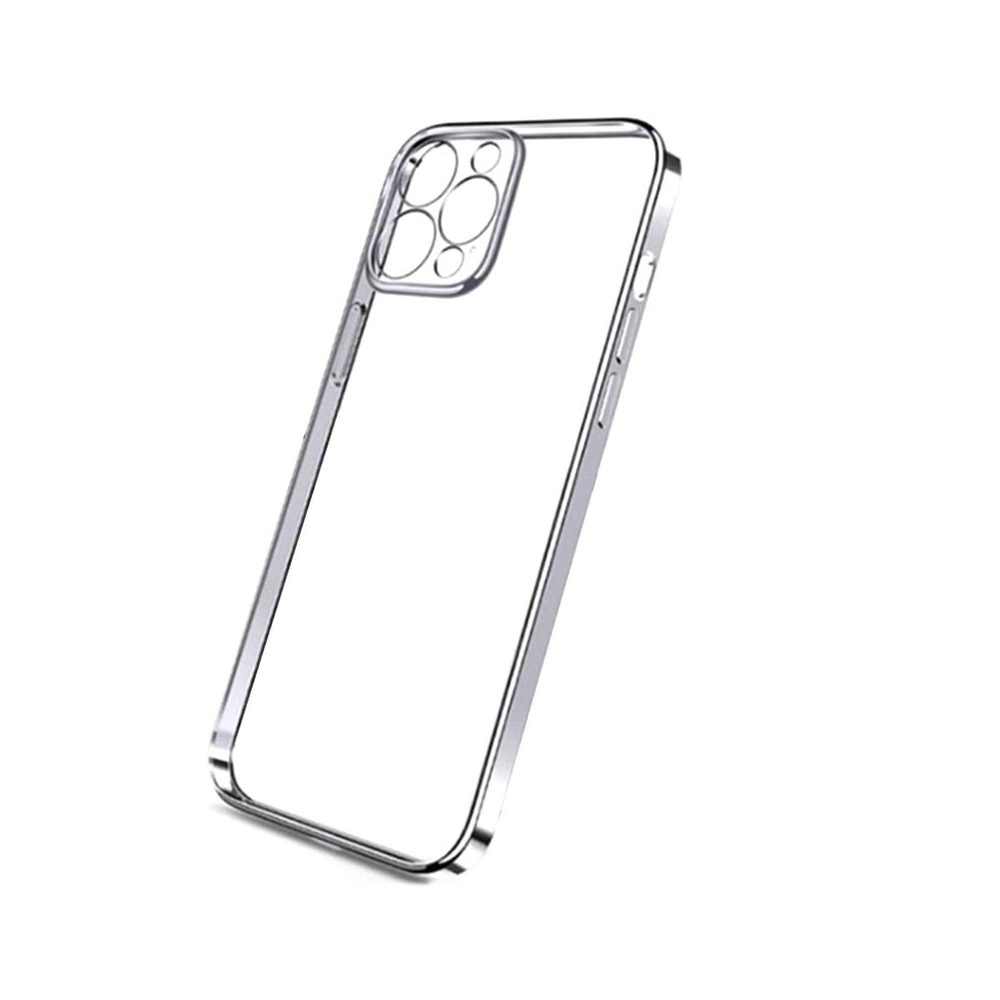Husa Loomax de protectie pentru iPhone 12 Pro Max, silicon subtire, 2 mm, transparent