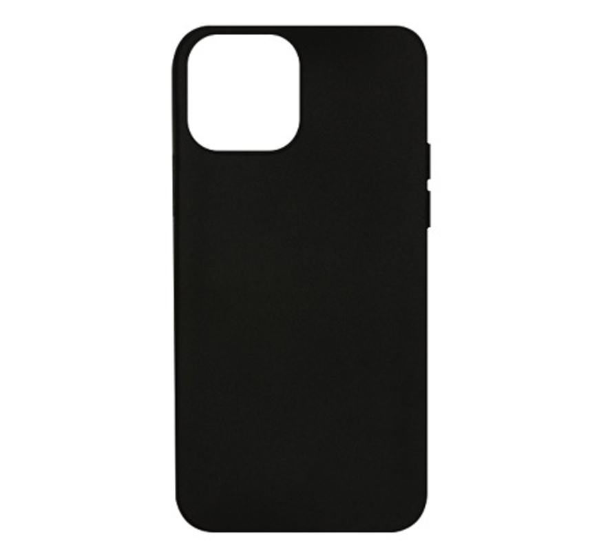 Husa de protectie Loomax, pentru iPhone 12 / 12 Pro, silicon subtire, neagra