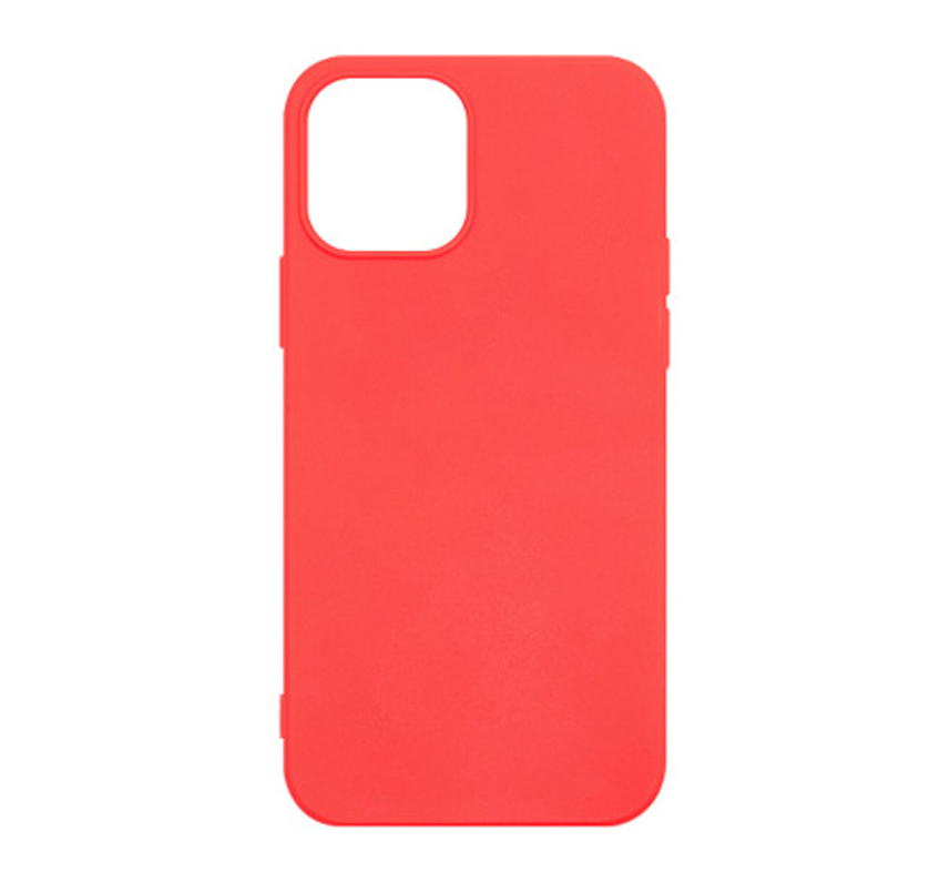 Husa de protectie Loomax, pentru iPhone 12 / 12 Pro, silicon subtire, rosie