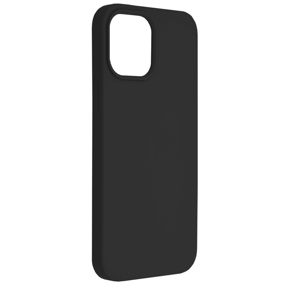 Husa de protectie Loomax, pentru iPhone 12 Mini,  silicon subtire, neagra
