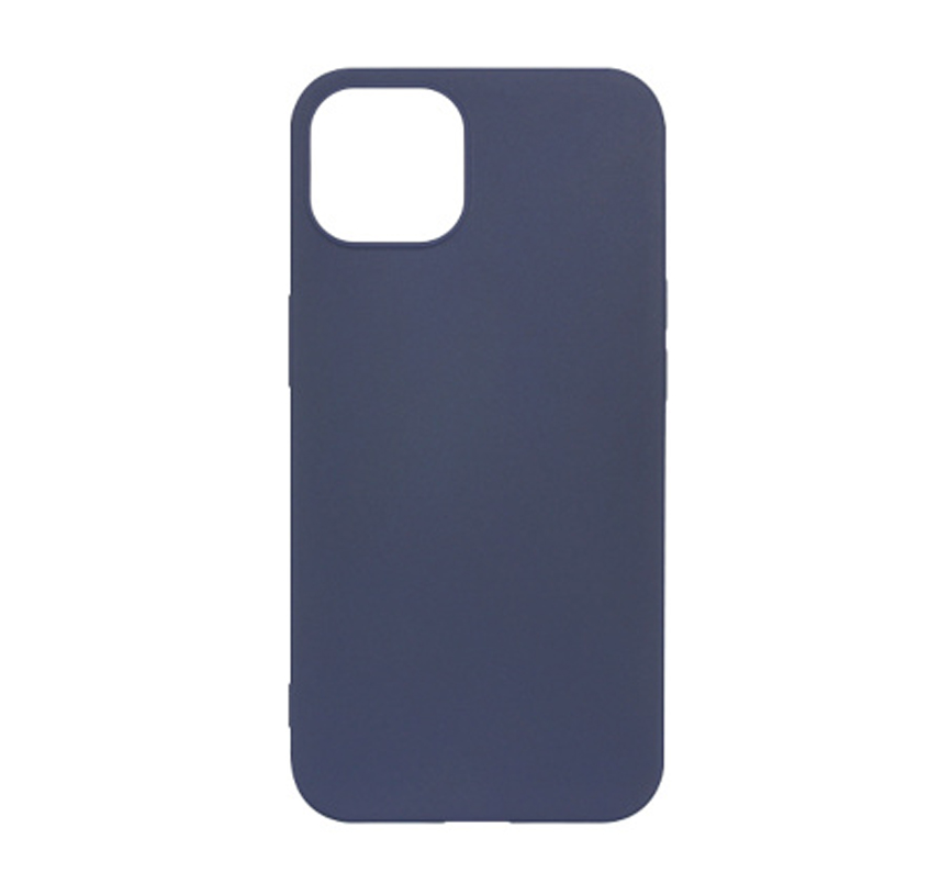 Husa de protectie Loomax, iPhone 13, silicon subtire, albastra