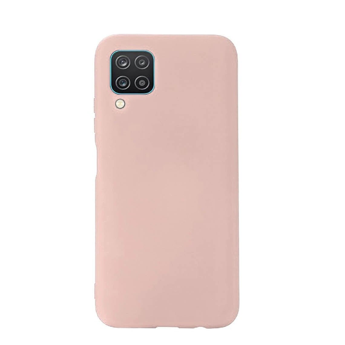 Husa de protectie Loomax, pentru Samsung Galaxy A12, silicon subtire, bej 