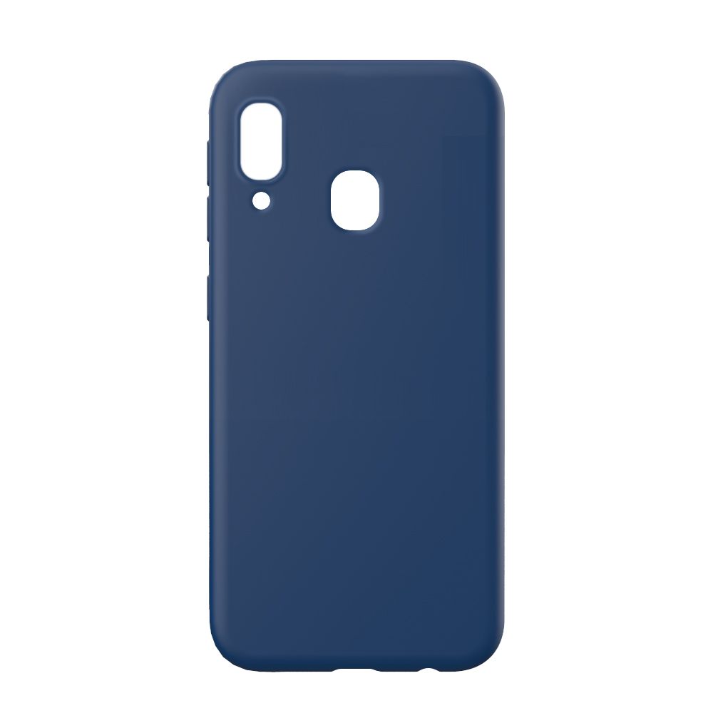 Husa de protectie Loomax, pentru Samsung Galaxy A20E, silicon subtire, albastru