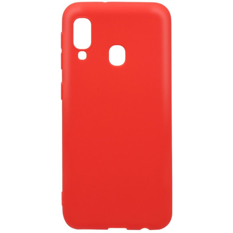 Husa de protectie Loomax, pentru Samsung Galaxy A20E, silicon subtire, rosu