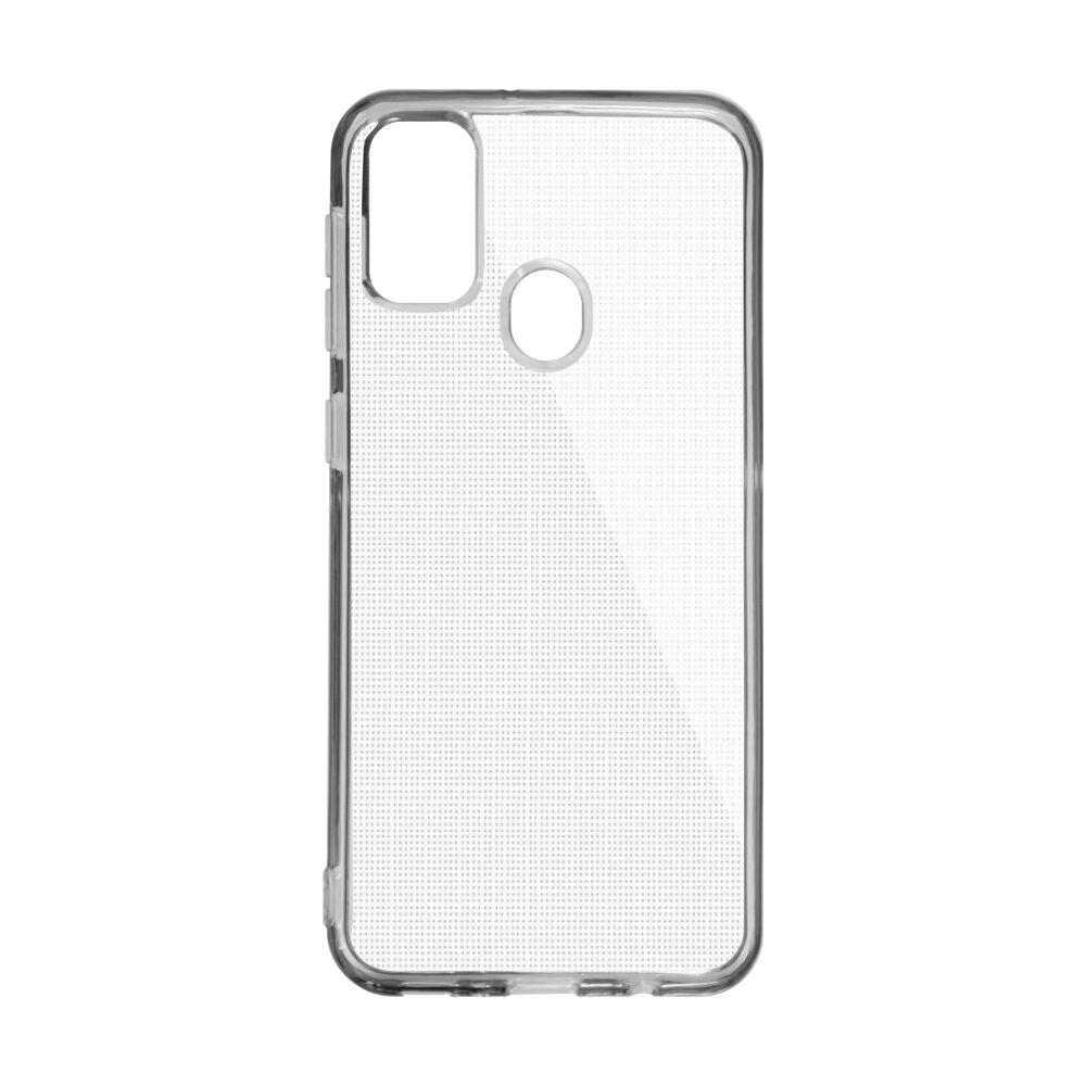 Husa Loomax de protectie pentru Samsung A21 S, silicon subtire, 2 mm, transparent