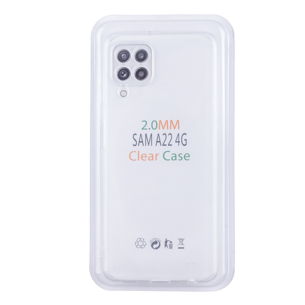 Husa Loomax de protectie pentru Samsung A22 4G, silicon subtire, 2 mm, transparent lila-rossa.ro imagine noua 2022