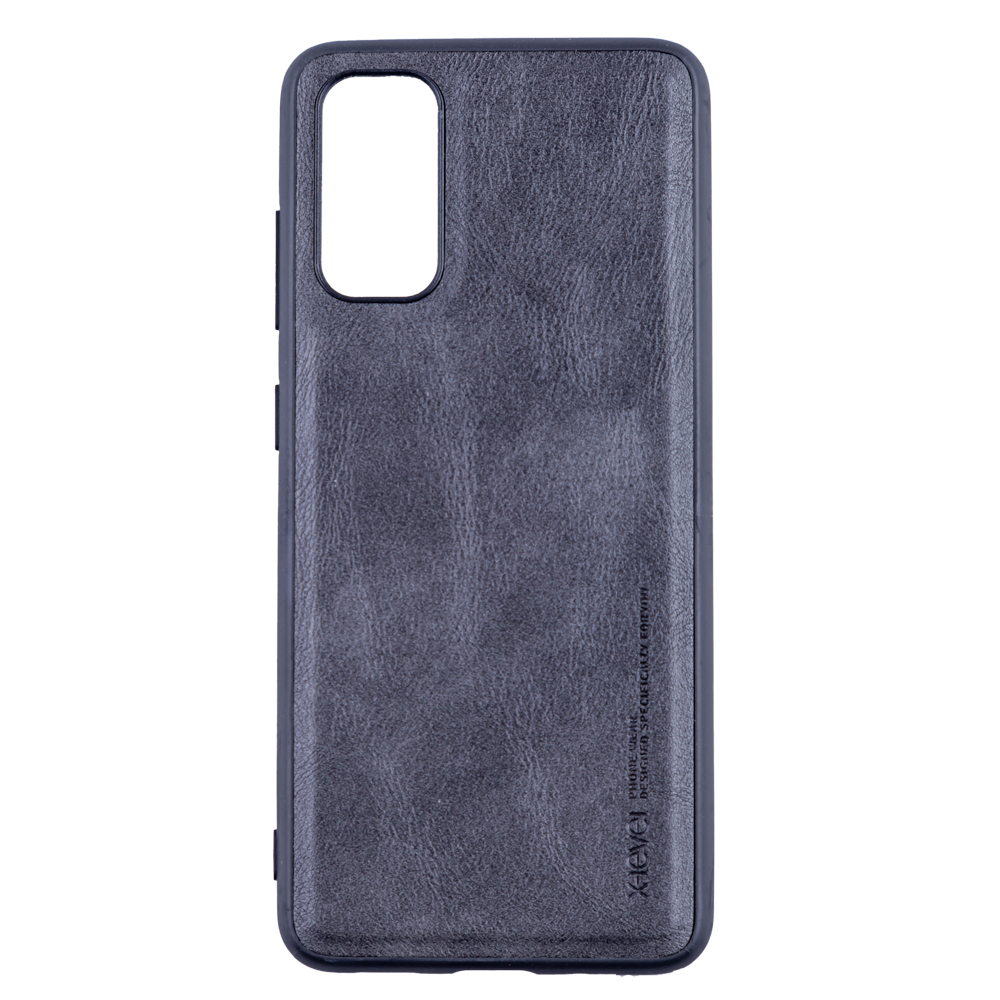 Husa Loomax de protectie pentru Samsung S20, anti-soc, din piele ecologica, subtire, negru