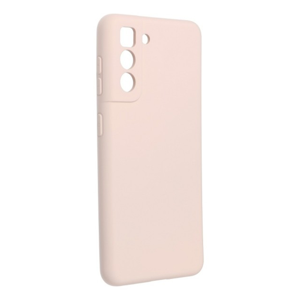 Husa de protectie Loomax pentru Samsung S21, Silicon Subtire, Bej