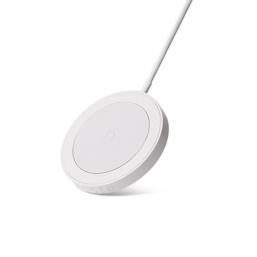 Incarcator Decoded, fara fir, magnetic, compatibil Apple, MagSafe, 15 W, alb, [2],https:lilarossa.ro