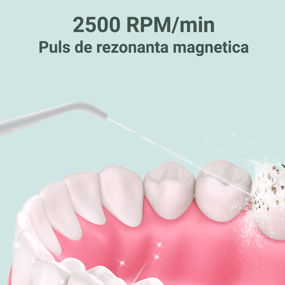 Irigator bucal profesional, dus bucal, Lila Care, rezervor 280 ml cu 4 capete, alb, [3],https:lilarossa.ro