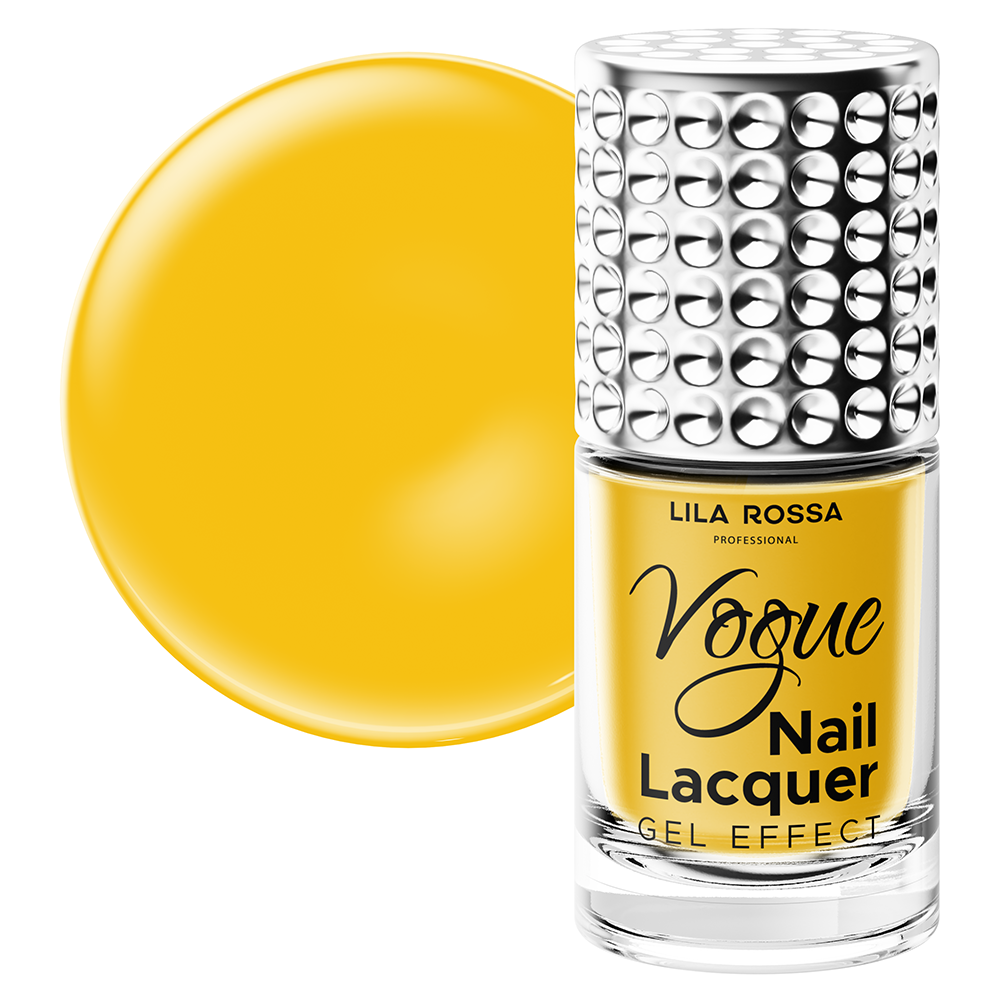 Lac de unghii, Lila Rossa, Vogue, gel effect, 10 ml, Yellow Lila Rossa imagine noua 2022