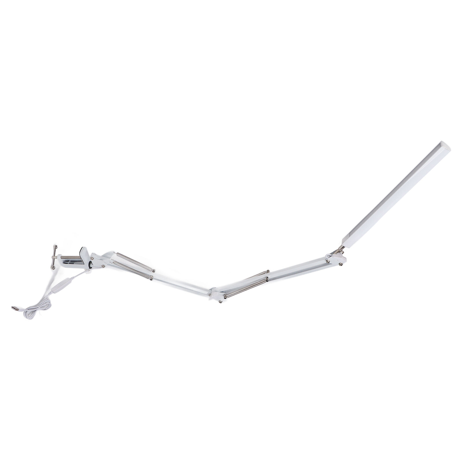 Lampa profesionala LED pentru masa, ajustabila, cu suport de prindere, alb, [4],https:lilarossa.ro
