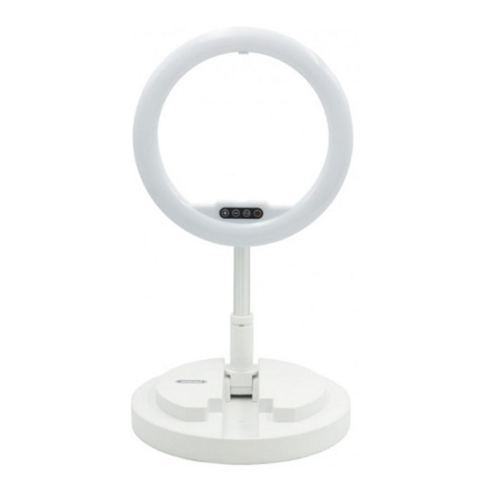 Lampa circulara LED cu suport Karemi, diametru 28 cm, conectare USB,moduri lumina