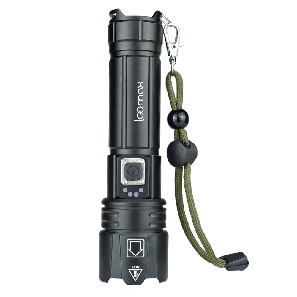 Lanterna Loomax, waterproof, led, de actiune, cu acumulator si incarcare USB, 11-10004