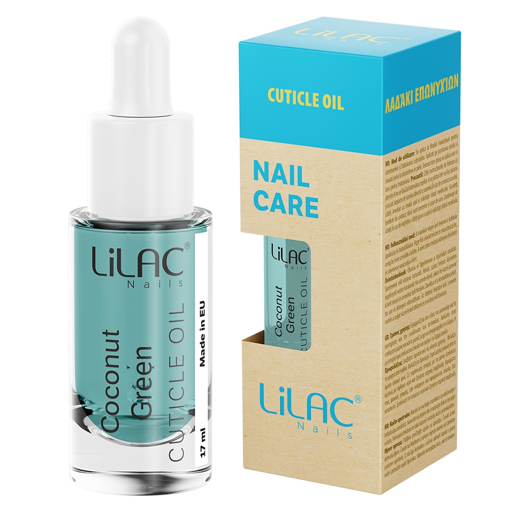 Lilac Nail Care Ulei Cuticule Coconut Green 17 ml
