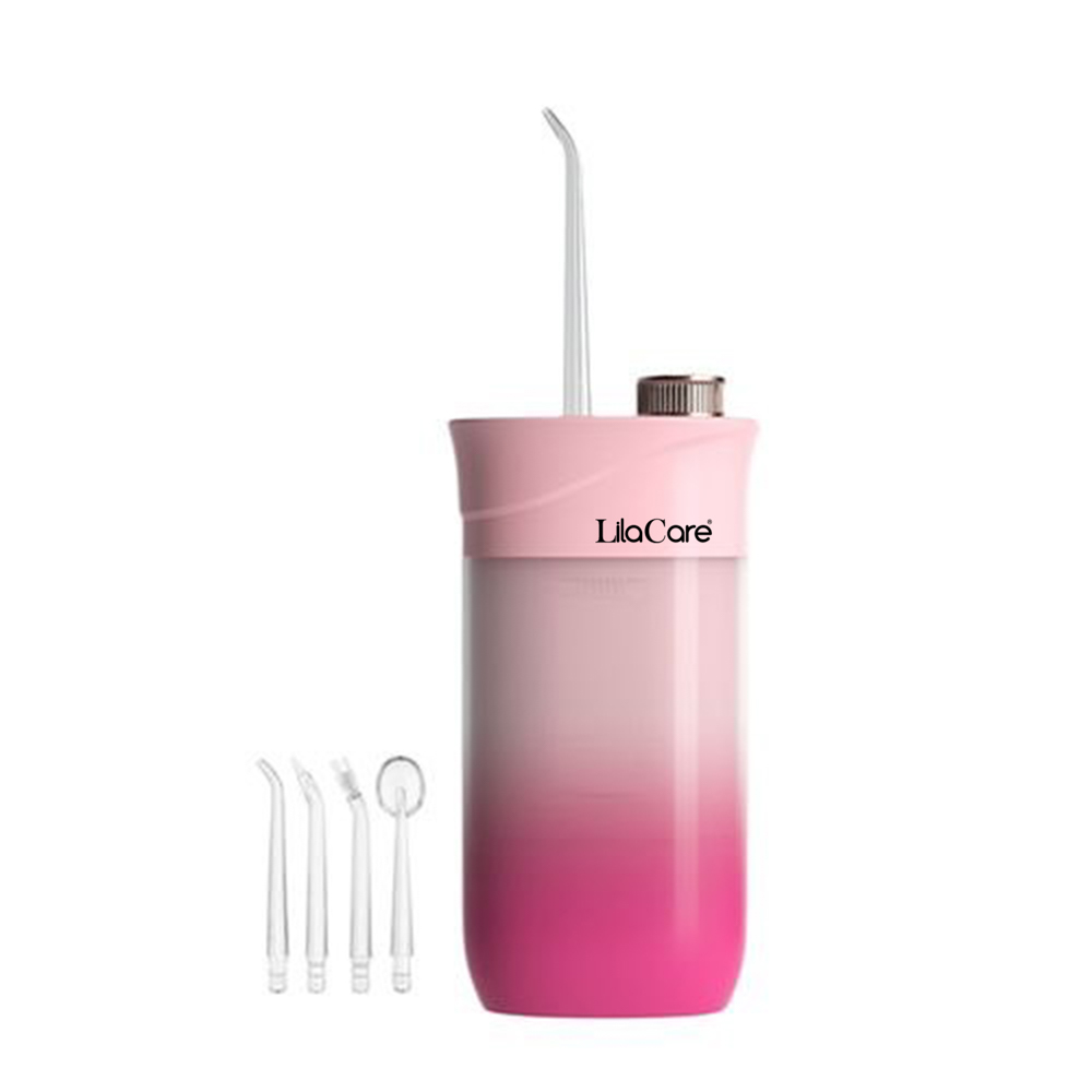 Irigator bucal profesional, dus bucal, Lila Care, Ultra-Portabil, 4 Capete Curatare, rezervor 200 ml, mov, [2],https:lilarossa.ro