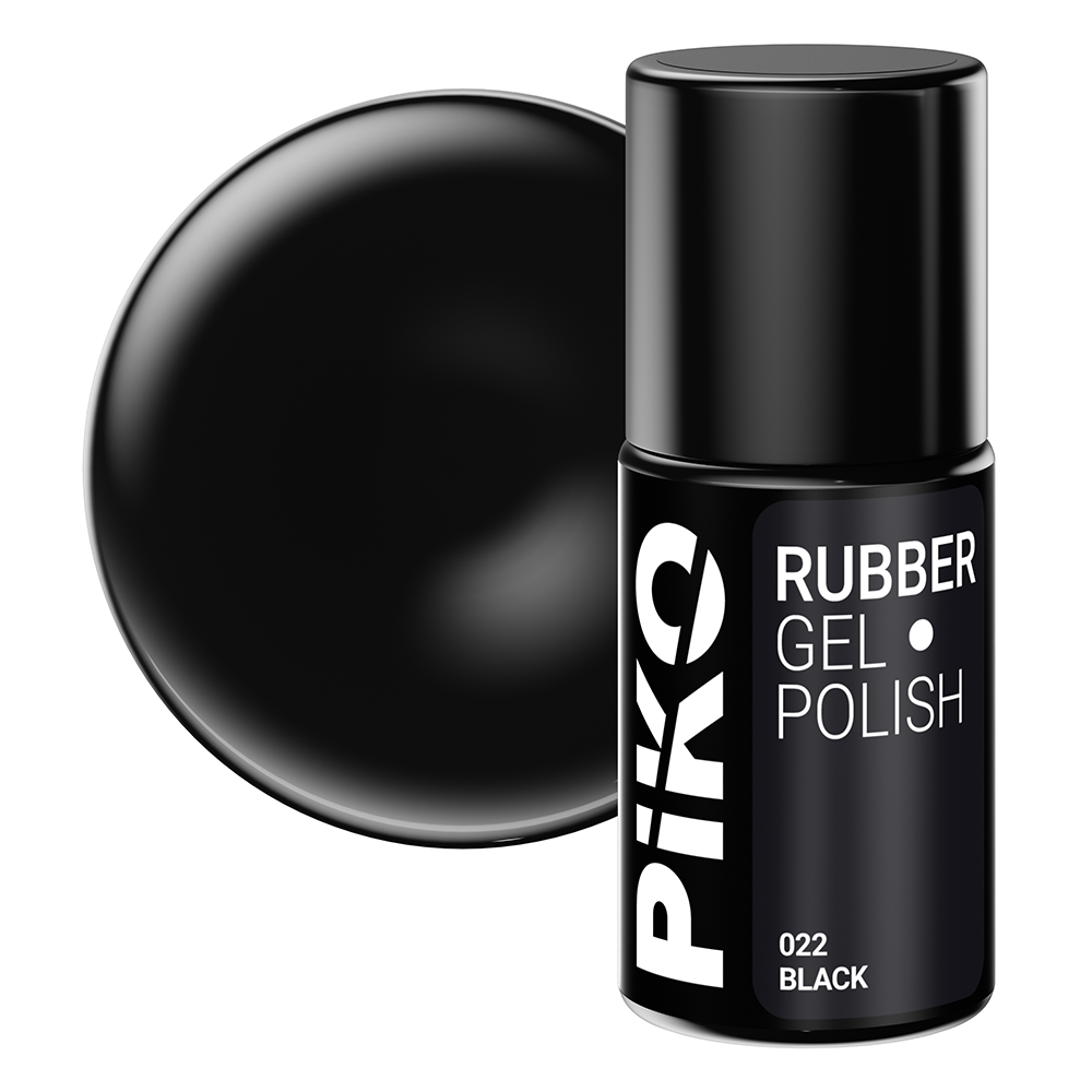 Poze Oja semipermanenta Piko, Rubber, 7ml, 022 Black